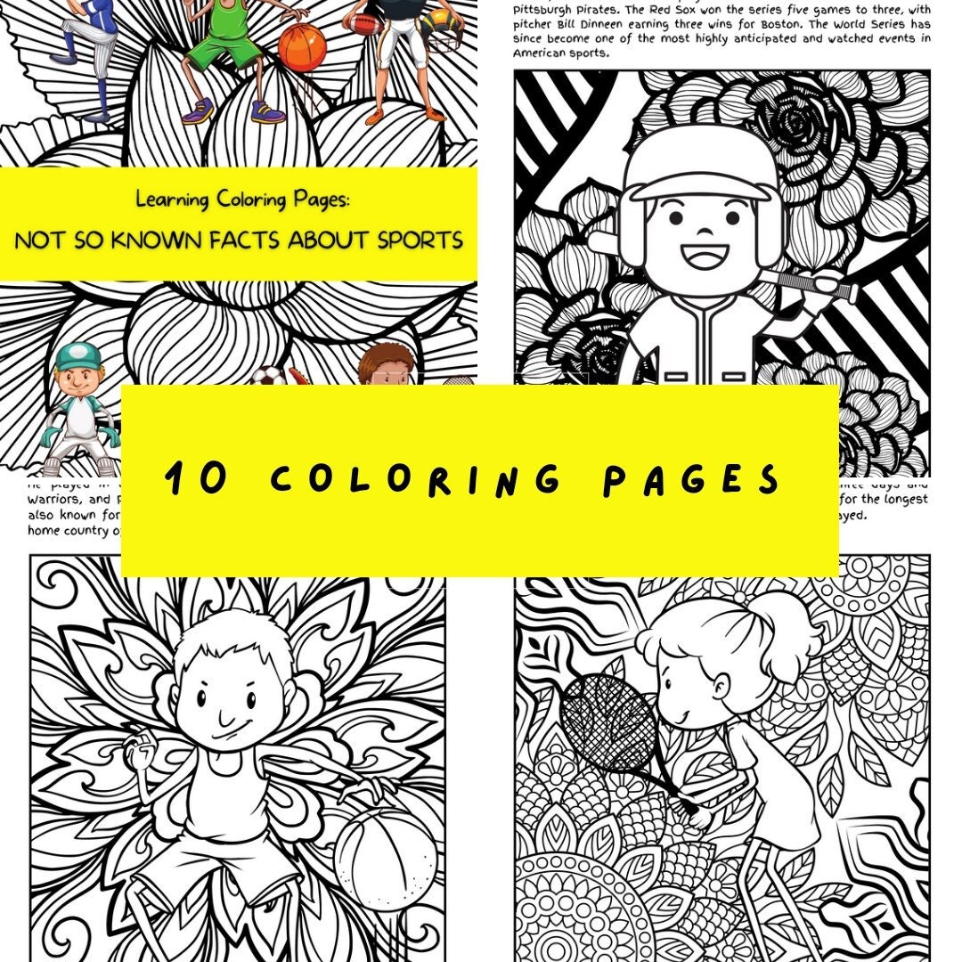 Learning coloring pages not so known facts about about