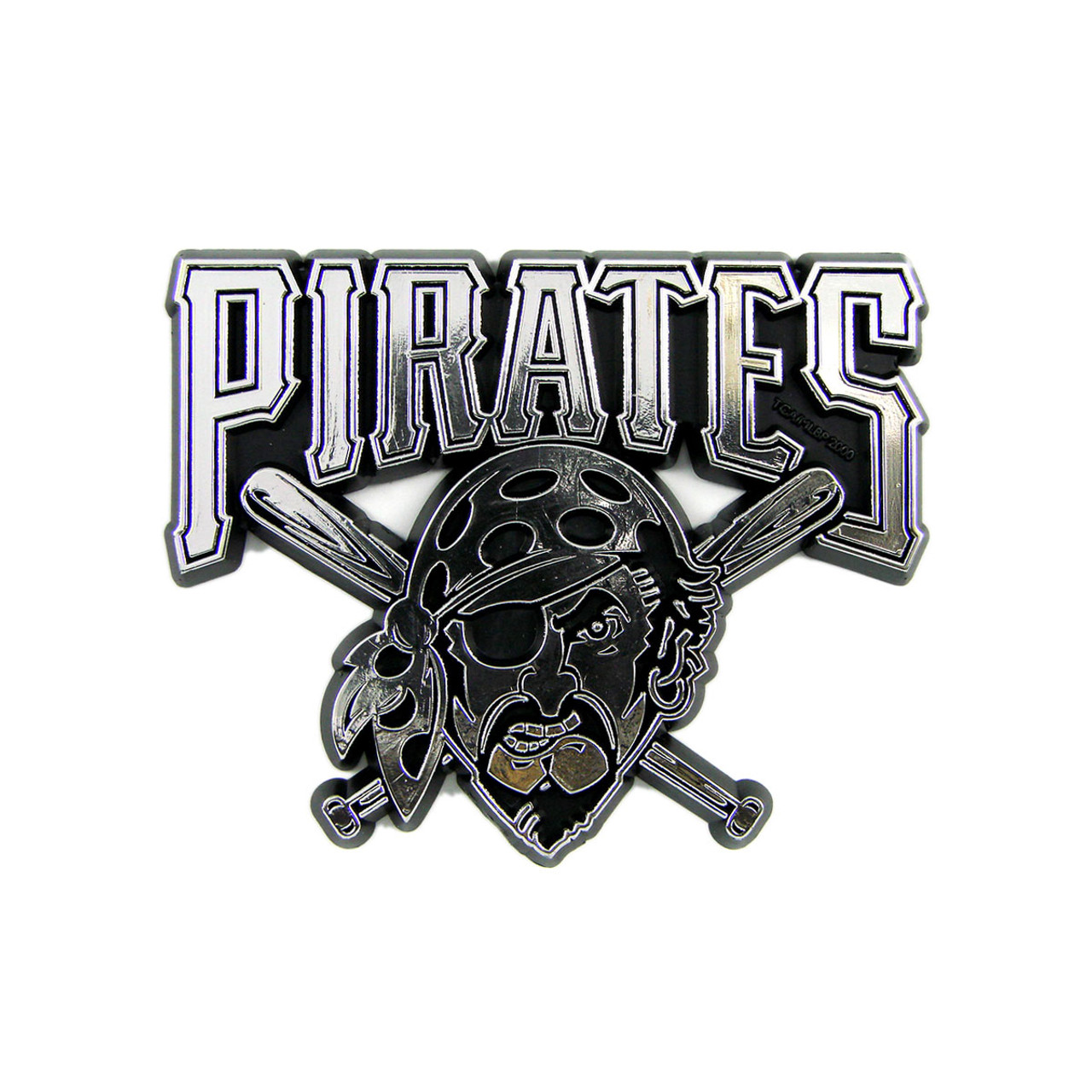 Pittsburgh pirates molded chrome emblem