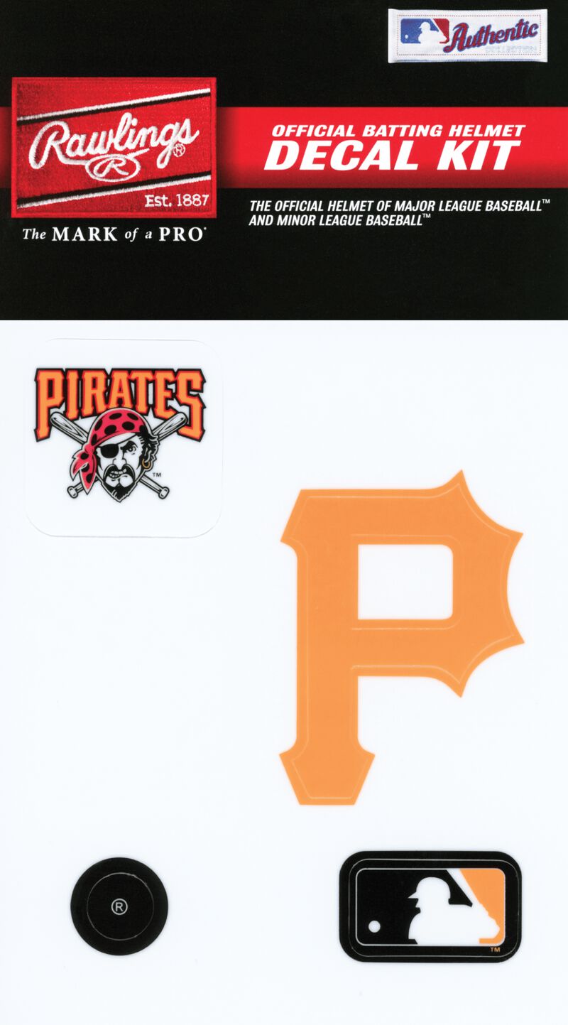 Mlb pittsburgh pirates decal kit