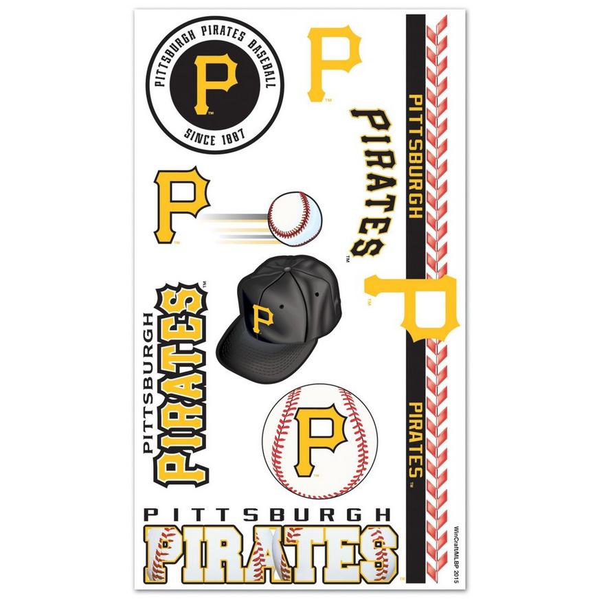 Pittsburgh pirates face face decals ct party city