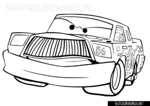 Cars coloring page