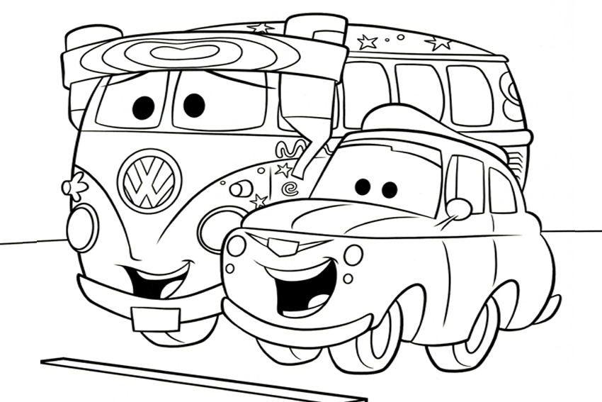 Coloring pages free printable cars coloring pages