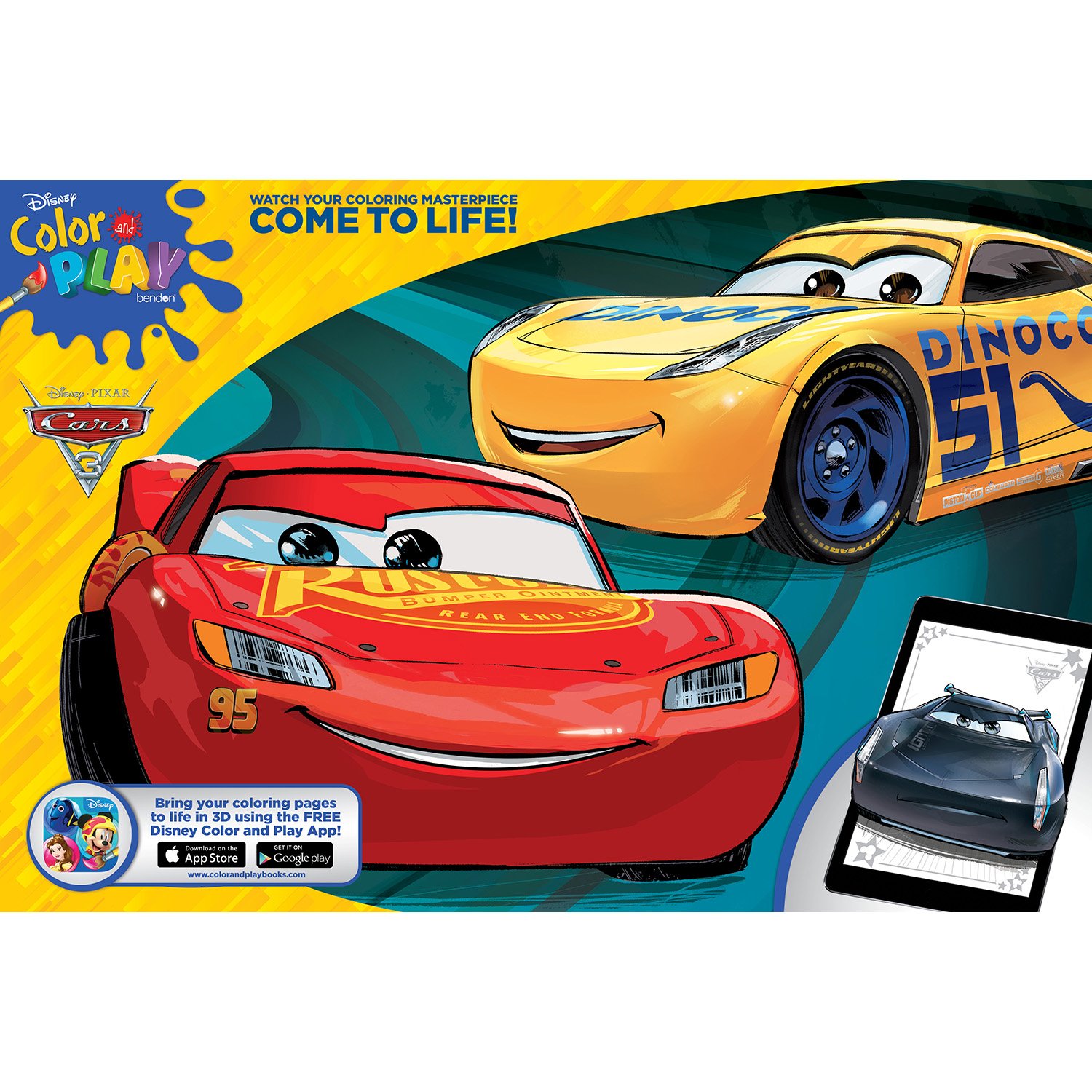 Bendon cars giant coloring and activity book x pages toys games