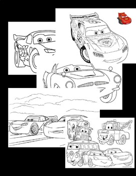 Disney pixars cars coloring pageslightning mcqueen coloring pages