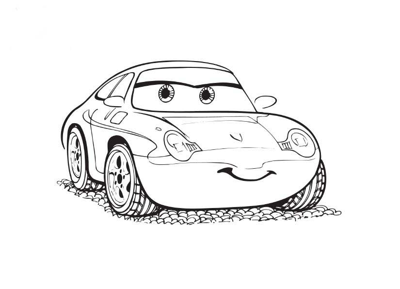 Cars picture to print and color