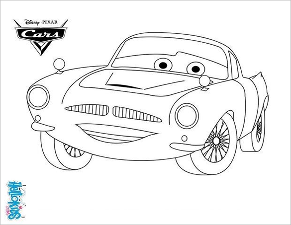 Car coloring pages