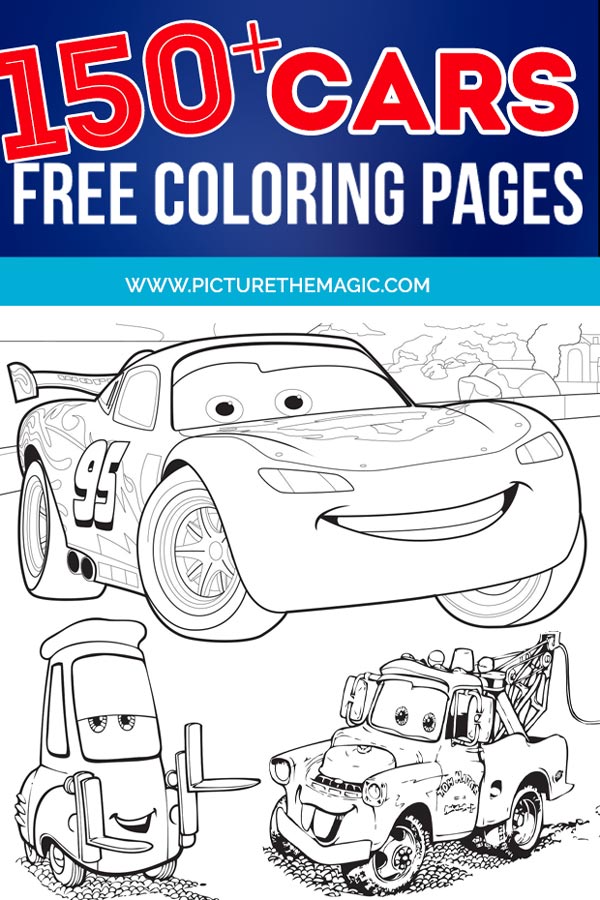 Updated lightning mcqueen coloring pages