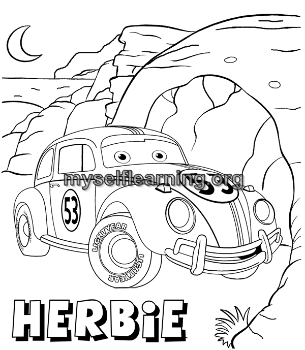 Cars cartoon coloring sheet instant download