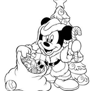 Disney christmas coloring pages printable for free download