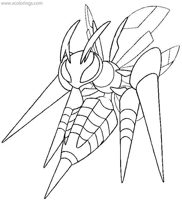 Mega pokemon coloring pages mega beedrill pokemon coloring pages pokemon coloring pokemon coloring sheets