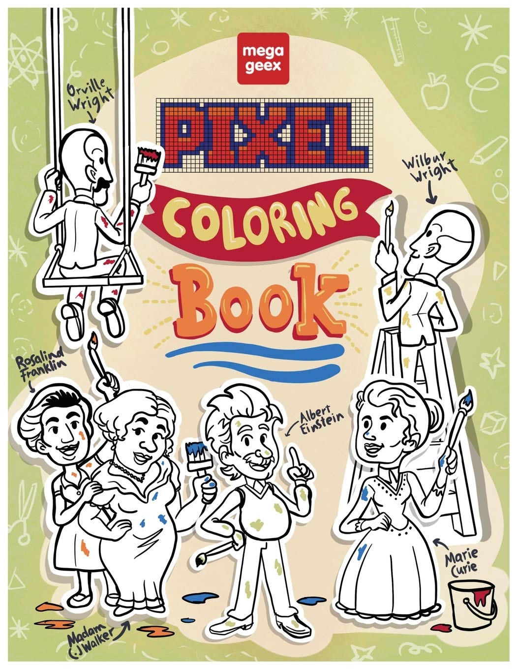 Buy megageex pixel colorg book onle at dia