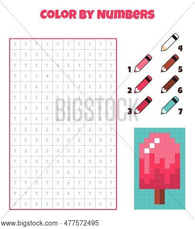 Color by numbers vector photo free trial bigstock