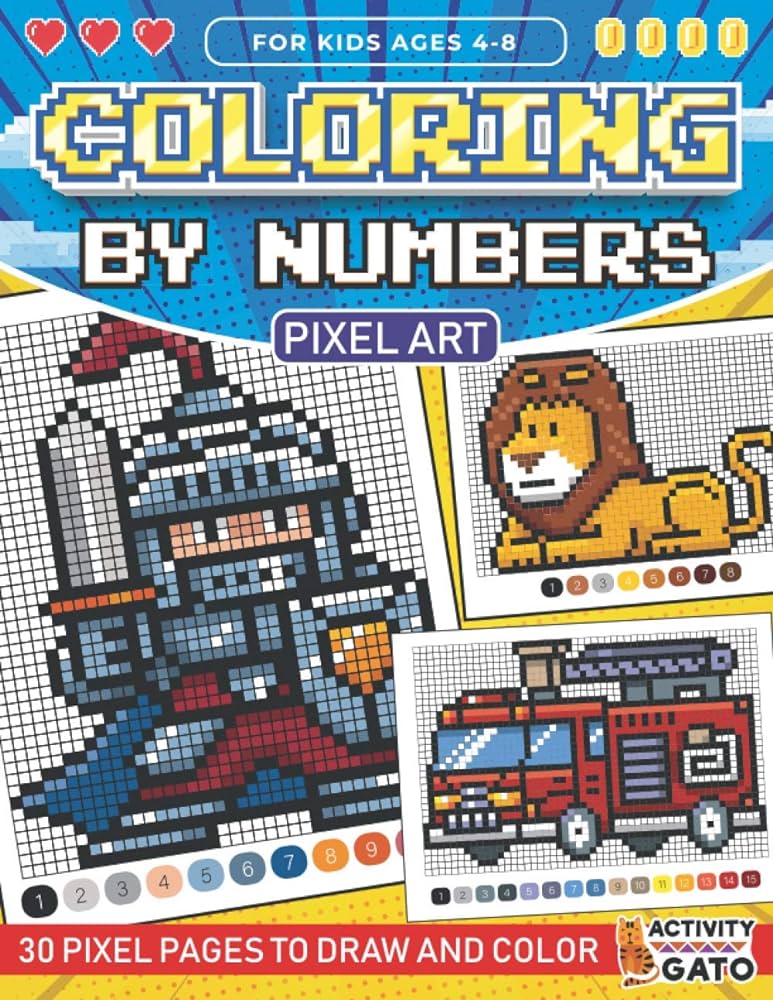 Color by numbers for kids ages