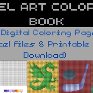 Pixel art coloring