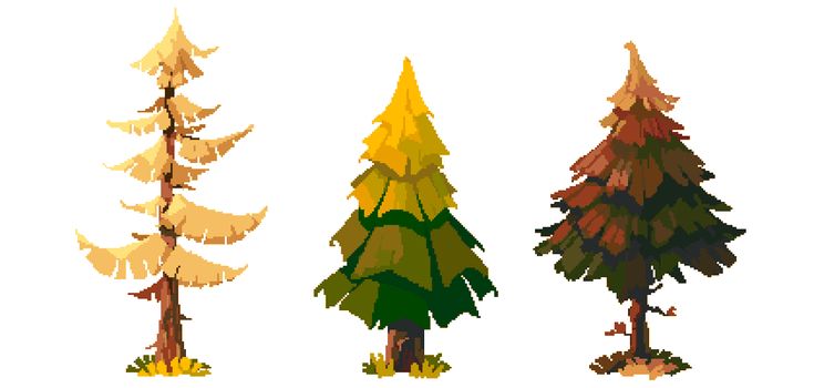 Finch on twitter pixel art cool pixel art autumn trees