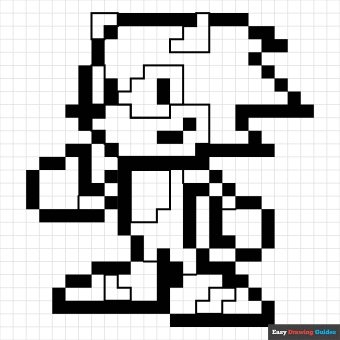 Free printable pixel art coloring pages for kids