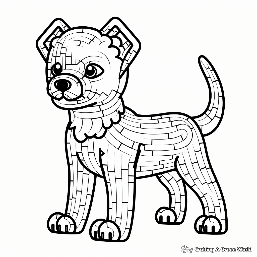 Pixel coloring pages