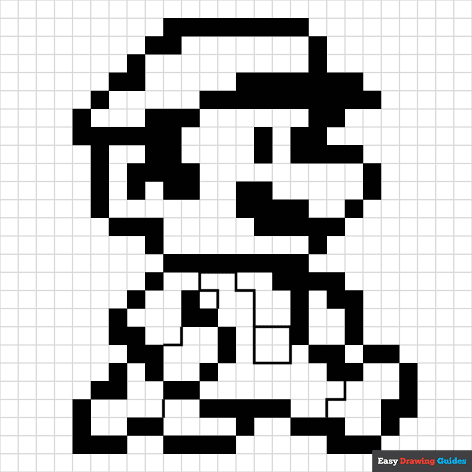 Free printable pixel art coloring pages for kids