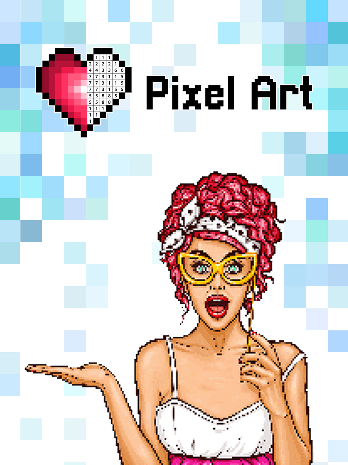 Pixel art coloring book expansion pack