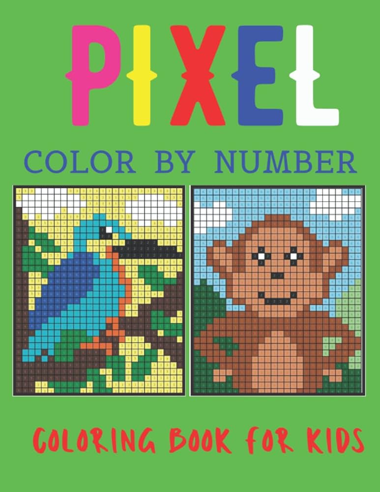 Pixel color by number coloring book for kids pixel art coloring book for kids color quest extreme challenges for mosaics color by number coloring pages thomas m ramirez books