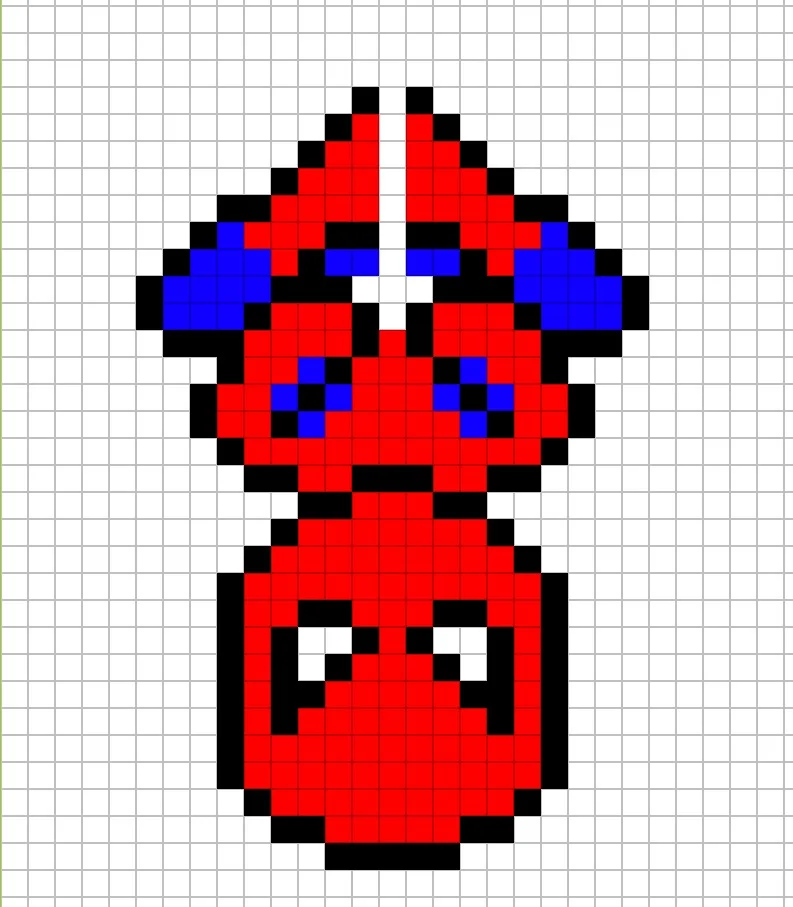 Pixel arts coloring page art is so fun