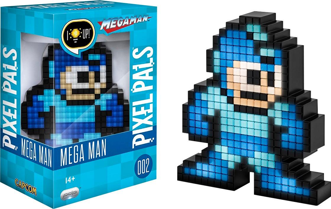 Best buy pdp pixel pals cap mega man blackwhitebluebrown