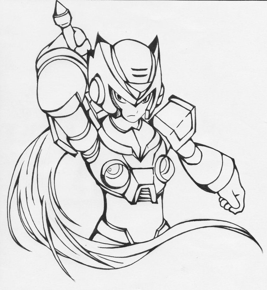 Free coloring pages megaman download free coloring pages megaman png images free cliparts on clipart library