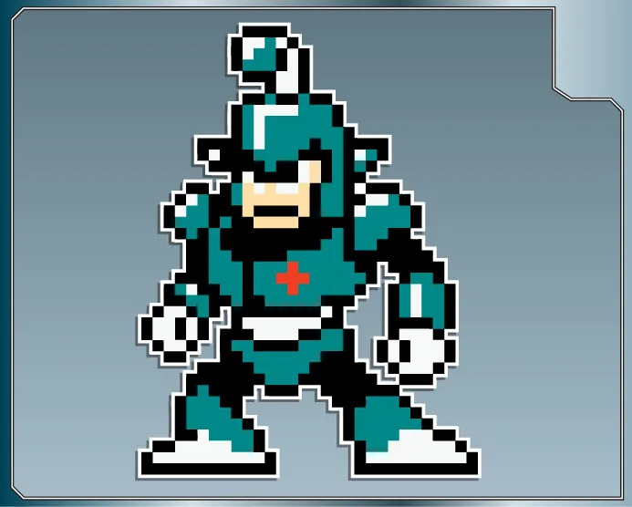 Dive man sprite from mega man vinyl decal car truck laptop sticker