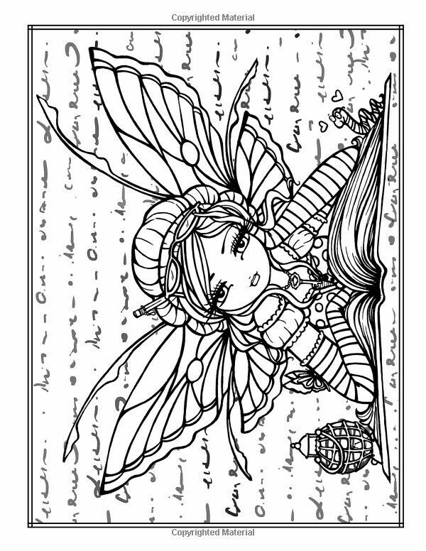 Pixie coloring page free printable cute coloring pages mandala coloring pages coloring book art