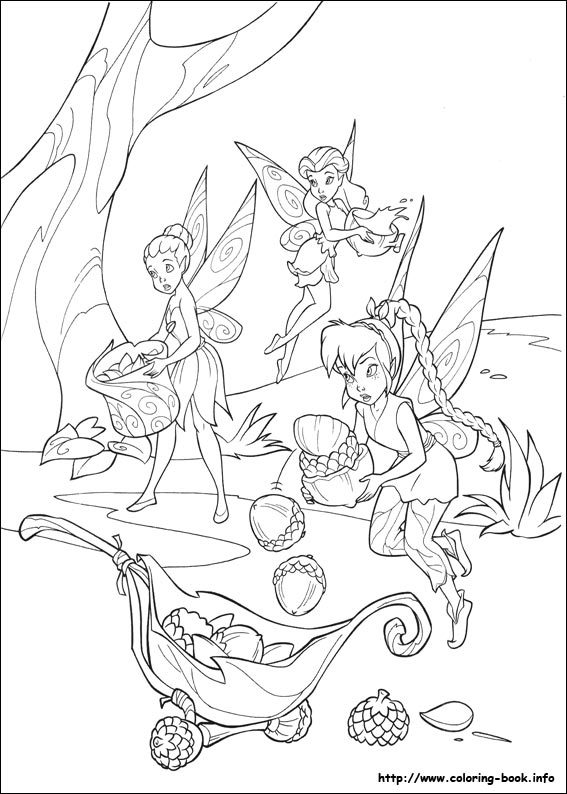 Kingdom of the littles â pixie hollow coloring pages