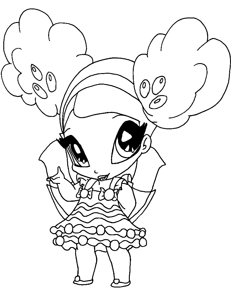 Pop pixie coloring pages