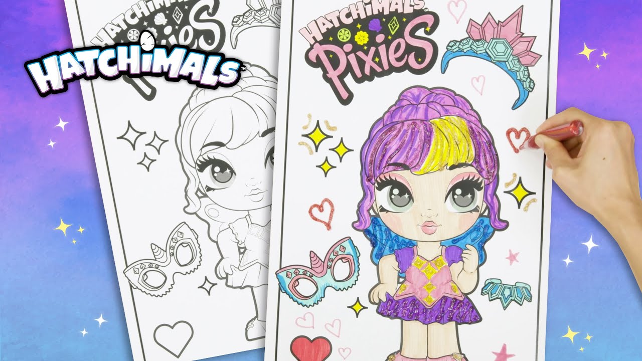 Color glitter your very own hatchimals pixies ðcrystal cassie editionð