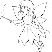 Pixie coloring pages