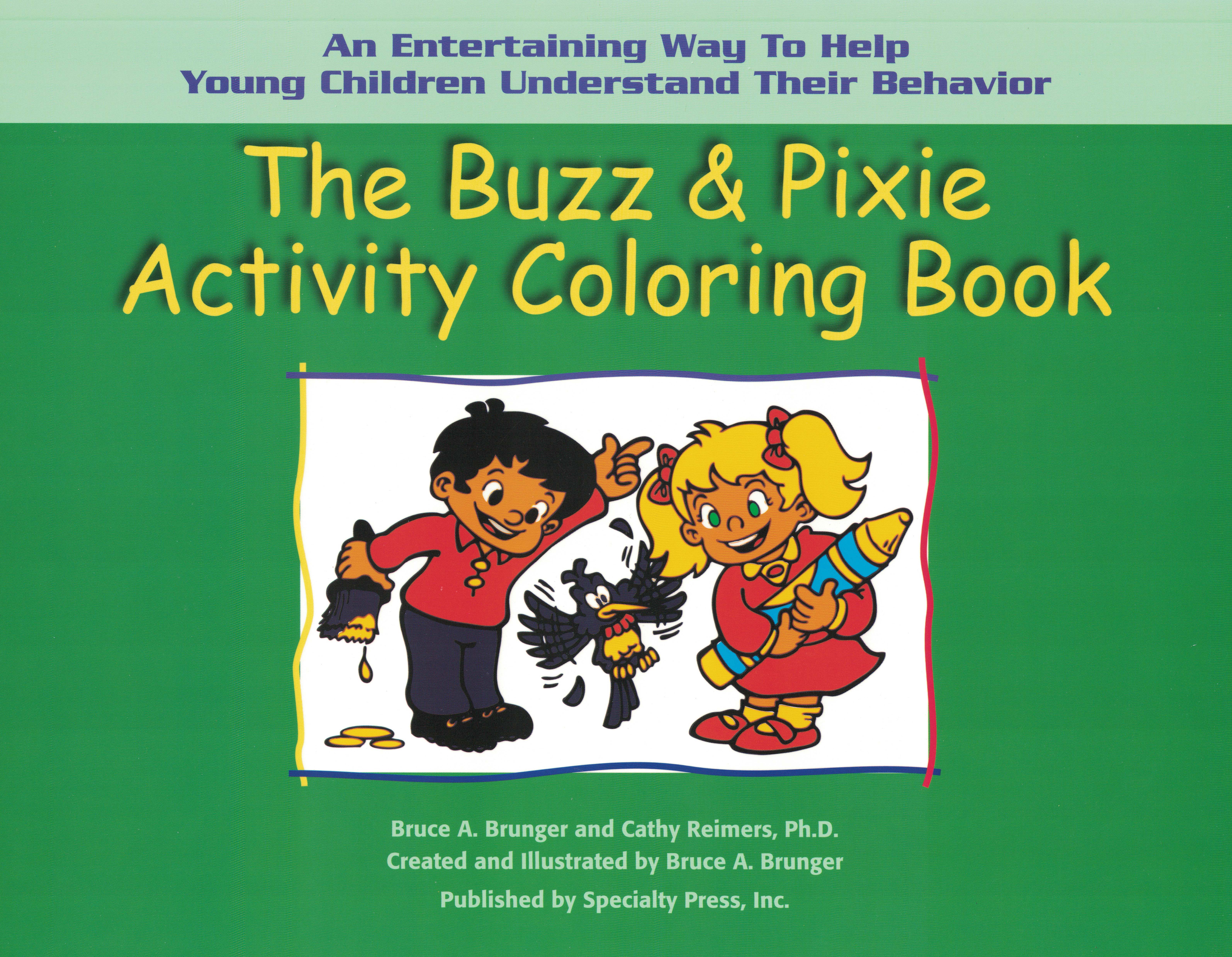 The buzz pixie activity coloring book