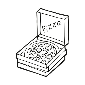 Coloring page pizza images â browse photos vectors and video