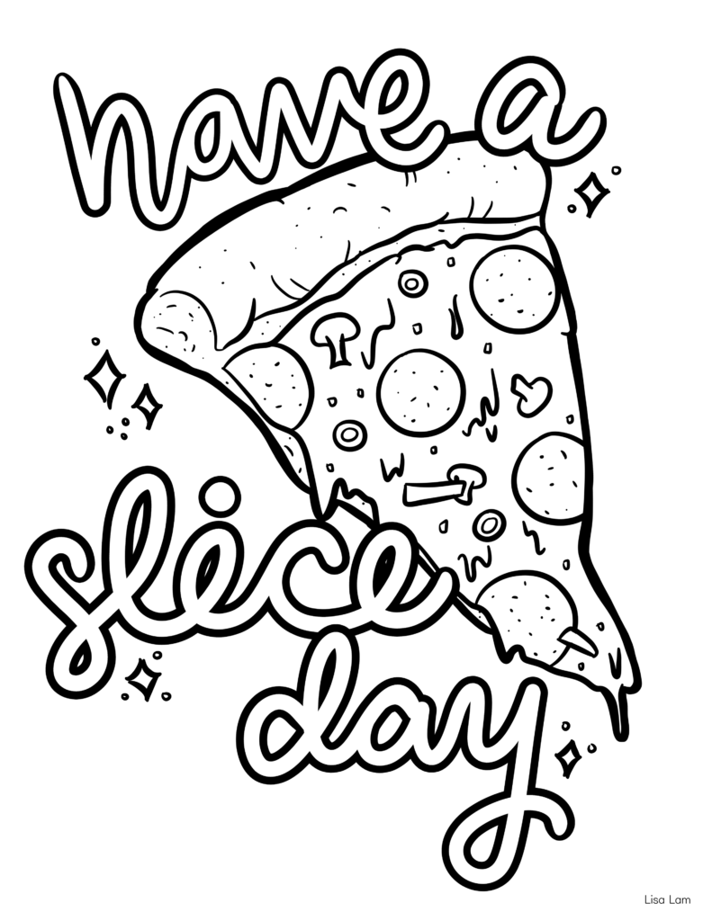 Free pizza coloring page pizza coloring page coloring pages coloring sheets