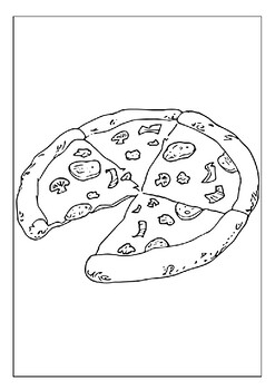 Ignite your passion for pizza with our printable pizza coloring pages for kids