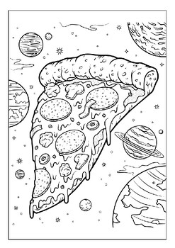 Dive into the world of pizza with our printable coloring pages collection pdf