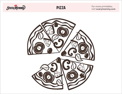 Pizza coloring pages your little pizza monster kneads in their life