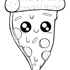 Pizza coloring pages printable for free download