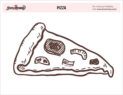 Pizza coloring pages your little pizza monster kneads in their life