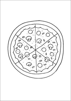 Pizza printable coloring page free to download and print pizza coloring page coloring pages printable coloring pages