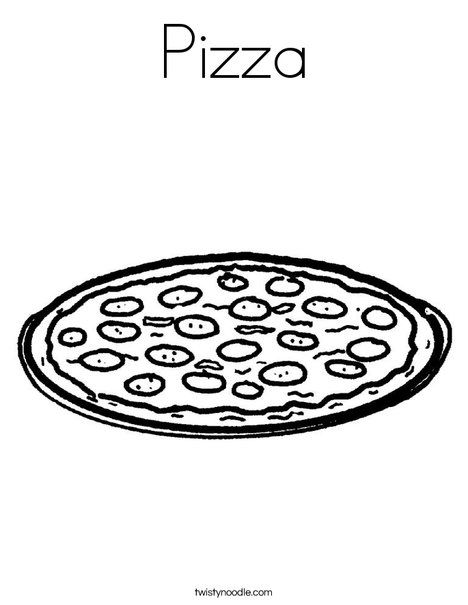 Pizza coloring page coloring page template printing printable food coloring pages for kids pizza i like pizza pizza coloring page easy pizza