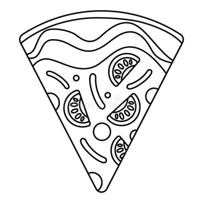 Whole pizza outline stock illustrations â whole pizza outline stock illustrations vectors clipart