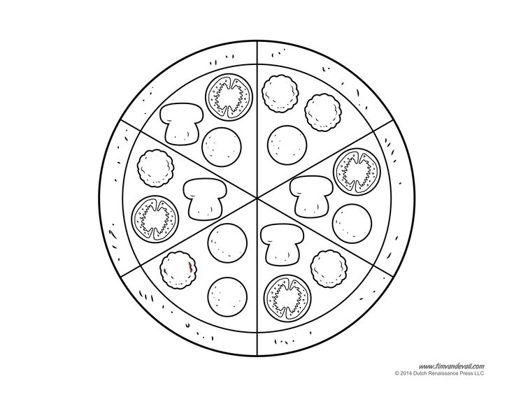 Blank pizza template printable pizza craft for kids â tims printables preschool craft activities templates printable free coloring pages