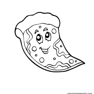 Pizza coloring pages printable for free download