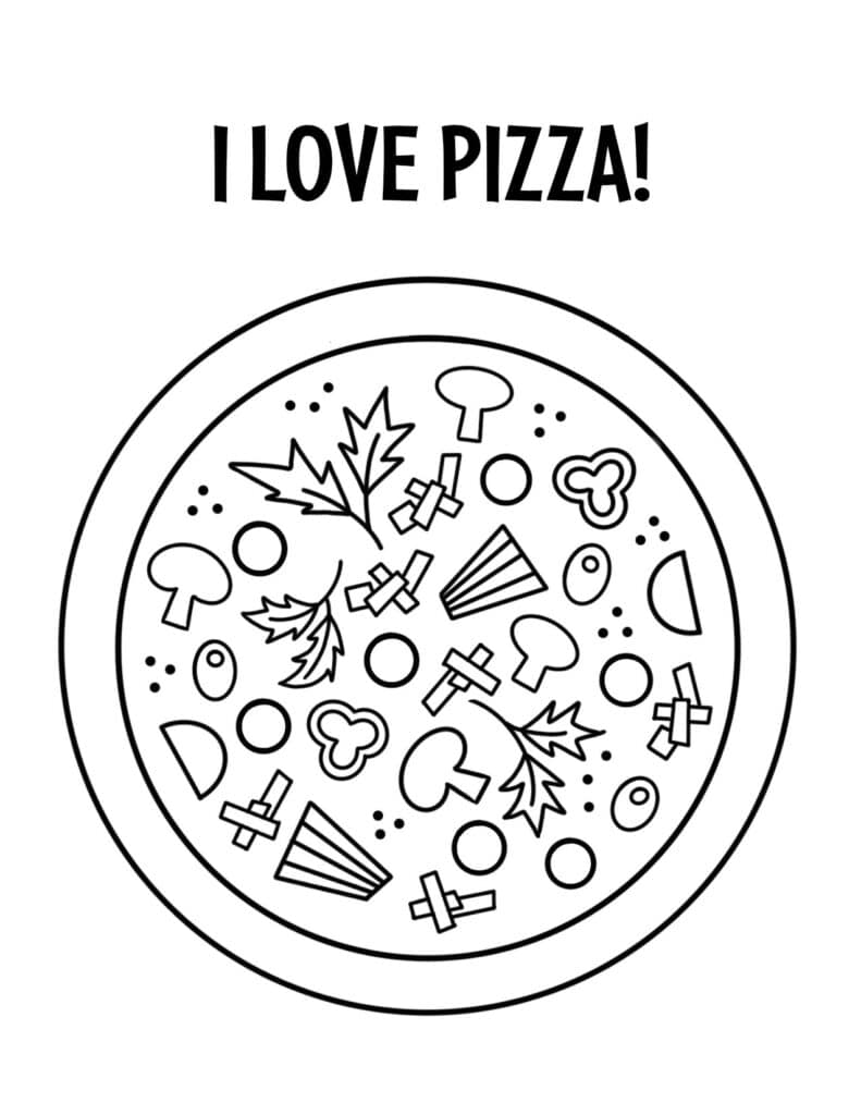 Free pizza printables for preschool â the hollydog blog