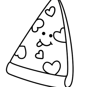 Pizza coloring pages printable for free download