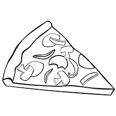 Best pizza coloring pages for your toddler