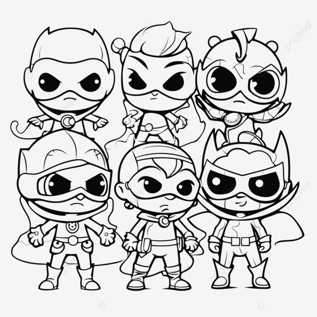 Dc characters coloring pages for toddlers outline sketch drawing vector wing drawing ring drawing character drawing png and vector with transparent background for free download